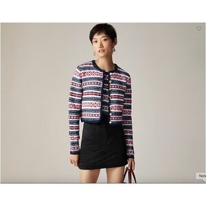 J. Crew Multicolor Striped Blazer